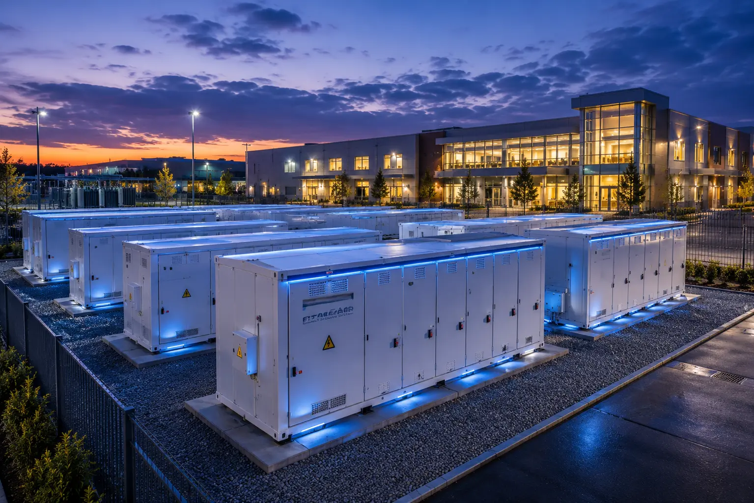 Commercial battery storage